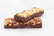 cereal bar with chocolate base